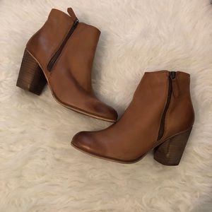 bp. trolley booties in tan